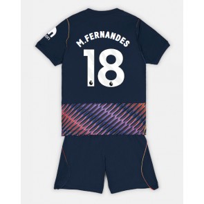 Tottenham Hotspur Mateus Fernandes #18 Udebanetrøje Børn 2026-27 Kortærmet (+ Korte bukser)